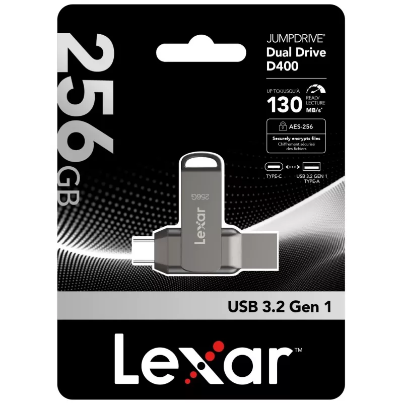 USB kľúč Lexar 256 GB USB Type-C LJDD400256G-BNQNG