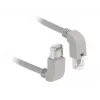 Sieťový kábel DeLOCK 85861 RJ-45 Cat6 0,5m sivý