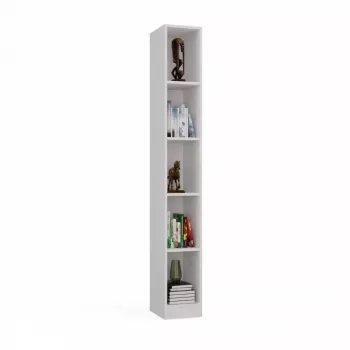 top e shop knižnica REGAŁ R25 25 cm biela – jednodielna knižnica