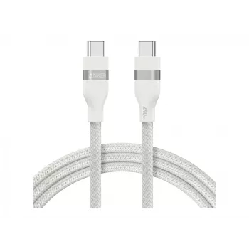 Kábel USB-C na USB-C Anker A82E2 — USB 2.0, 0,9 m, biely