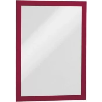 Magnetický rám Durable DURAFRAME A4 červený