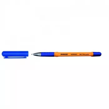 Guľôčkové pero Stanger 18000300056 0,7 mm jemný hrot so Softgrip, modrý atrament