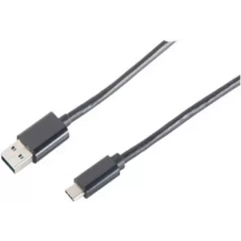 USB kábel ShiverPeaks BS14-10005 1 m USB A USB C čierny