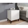 Nočný stolík cama meble NOVA s 1 zásuvkou 44×40×52 cm, biely matný