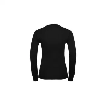 Odlo BL TOP okrúhly výstrih dlhý rukáv ACTIVE WARM ECO dámske tričko, veľkosť S, čierna
