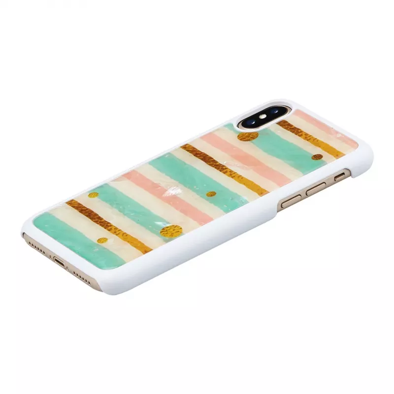iKins Pop Mint puzdro na iPhone XS/X, biele