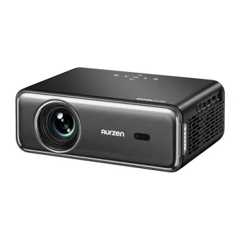 Projektor Aurzen Eazze D1 Pro — kompaktný domáci/kancelársky LED projektor, model AU-PJ-AD001P-EUDG0