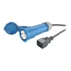 APC napájací kábel, C20 na IEC309 (16A), 2,5 m, 2,5 m, 230 V, 16 A