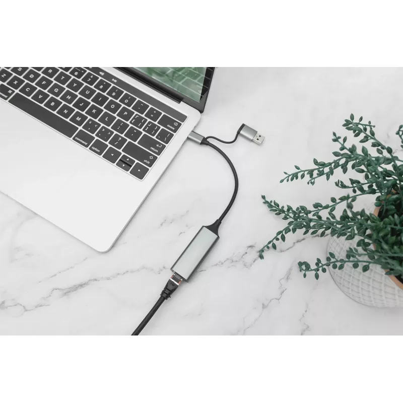 USB Type-C Gigabit Ethernet adaptér Digitus DN-3028