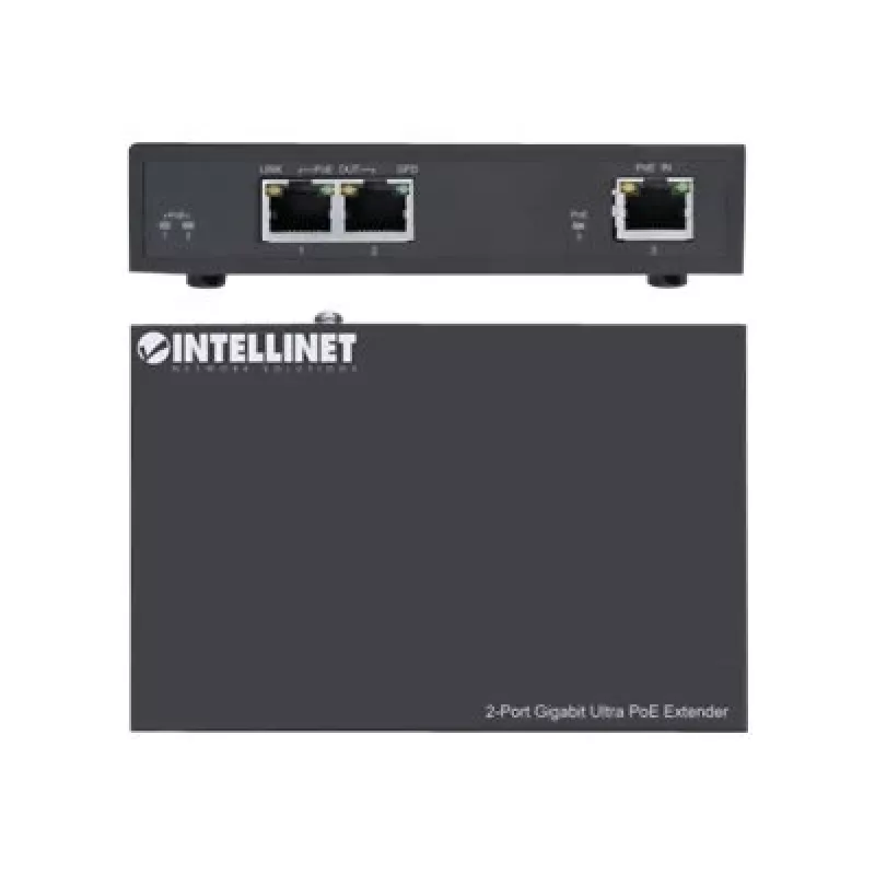 Sieťový vysielač Intellinet 2-port Gigabit Ultra PoE extender