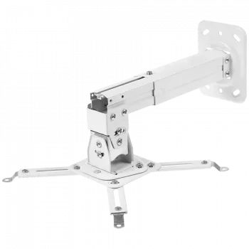 Držiak projektora na strop/stenu ONKRON K3A — biely, max. nosnosť 10 kg, 130×390×102 mm