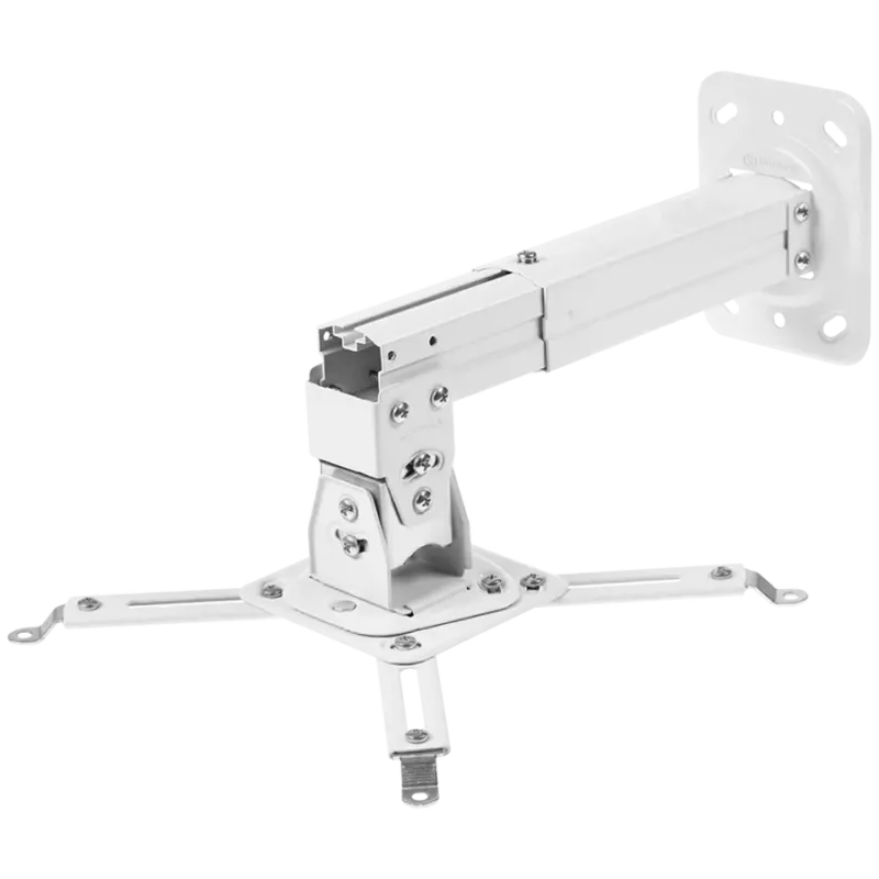 Držiak projektora na strop/stenu ONKRON K3A — biely, max. nosnosť 10 kg, 130×390×102 mm