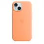 Apple iPhone 15 Silicone Case s MagSafe – Orange Sorbet