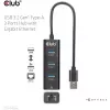USB hub CLUB3D USB 3.2 Gen1 Type-A s 3 portami a Gigabit Ethernet