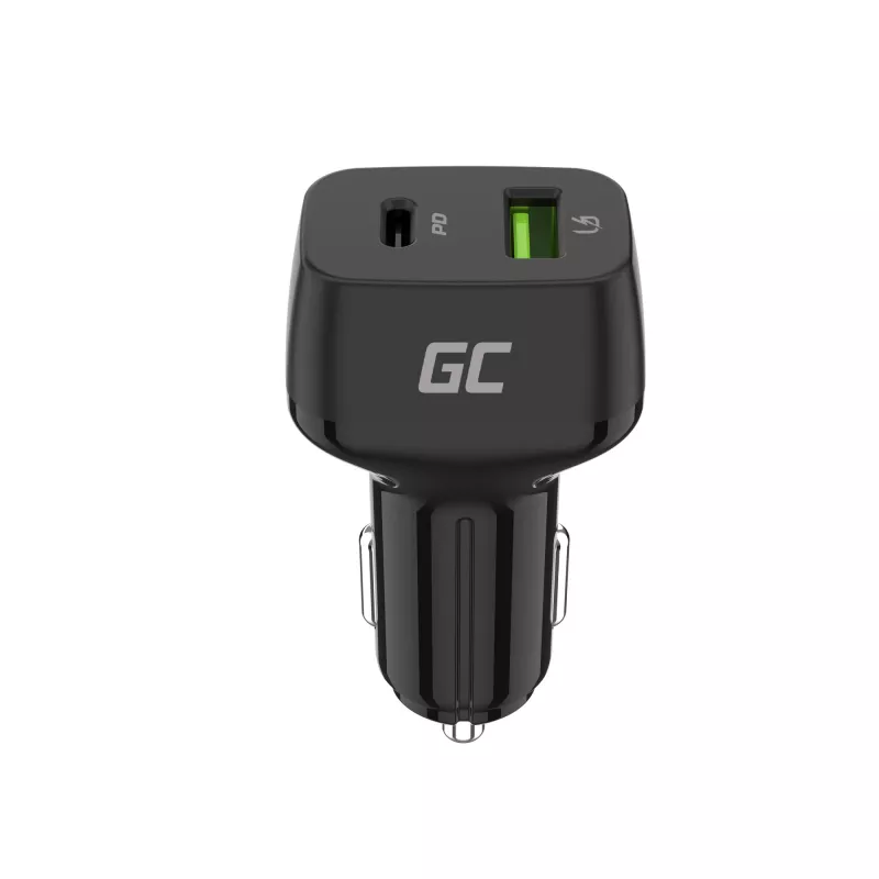 Auto nabíjačka Green Cell CAD33, 42 W, USB-C PD + USB-A QC3.0, 12/24 V vstup, 5–12 V výstup