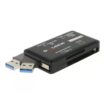 DeLOCK SuperSpeed USB čítačka kariet CF SD Micro SD MS M2 xD 5 Gbps
