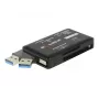 DeLOCK SuperSpeed USB čítačka kariet CF SD Micro SD MS M2 xD 5 Gbps