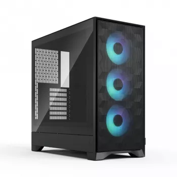 Fractal Design Pop 2 Air čierna Solid Midi-Tower PC skriňa — podpora ATX, 3x 120 mm predné ventilátory, 2,5/3,5