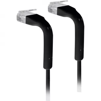 Ubiquiti U-Cable-Patch-RJ45-BK medený kábel, UniFi kábel, RJ45, 0,1 m, čierny
