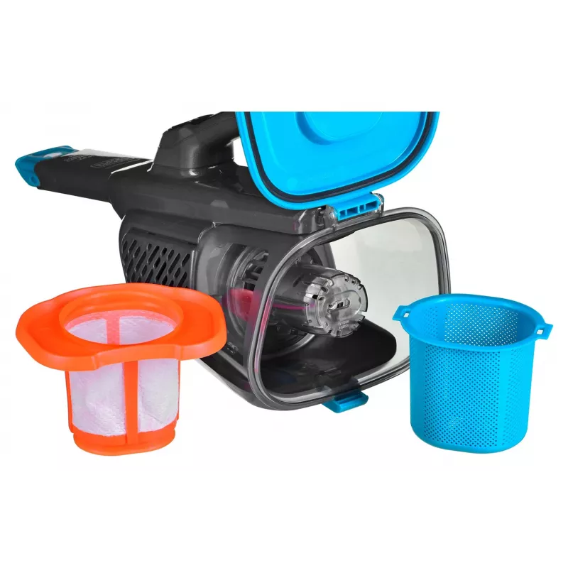 Black & Decker BHHV320J ručný vysávač modrá, titán