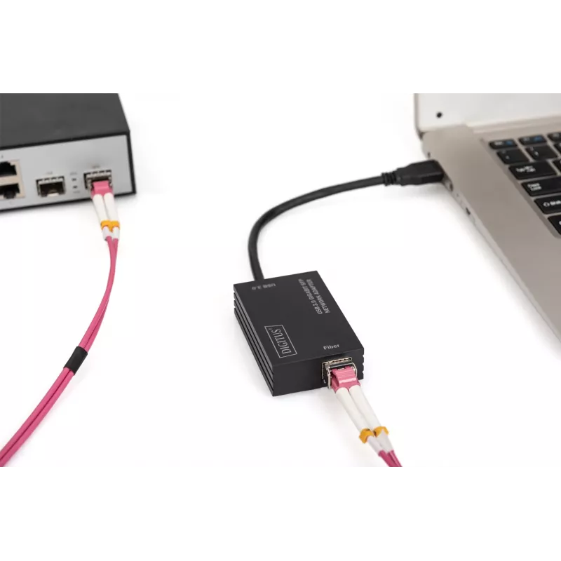 SFP sieťový adaptér Digitus DN-3026 USB 3.0 Gigabit