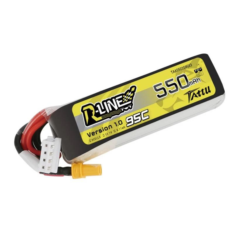 Batéria Tattu R-Line 550mAh 11,1V 95C 3S1P XT30