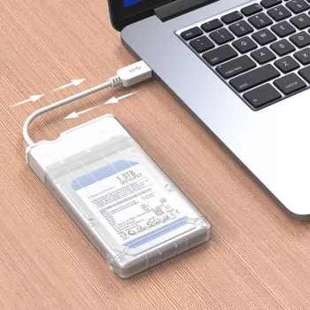 GrauGear externé puzdro na pevný disk 2.5HDD/SSD USB 3.2 hliník - puzdro na disk - 2,5