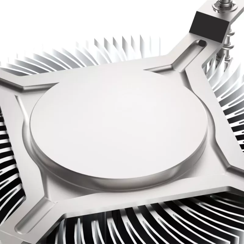 Hybridný chladič Akasa Intel LGA1700 7,5 cm hliník čierny