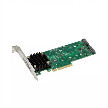 Broadcom MegaRAID 9520-2M2 – úložný radič (RAID) – 8 portov/kanál – SATA 6Gb/s / PCIe 4.0 x8 (NVMe) – Low-Profile – RAID 0, 1 – PCIe 4.0 x8 (05-50148-03)