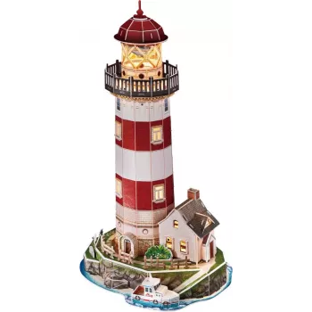 3D puzzle 72 dielov lampáše nočná verzia