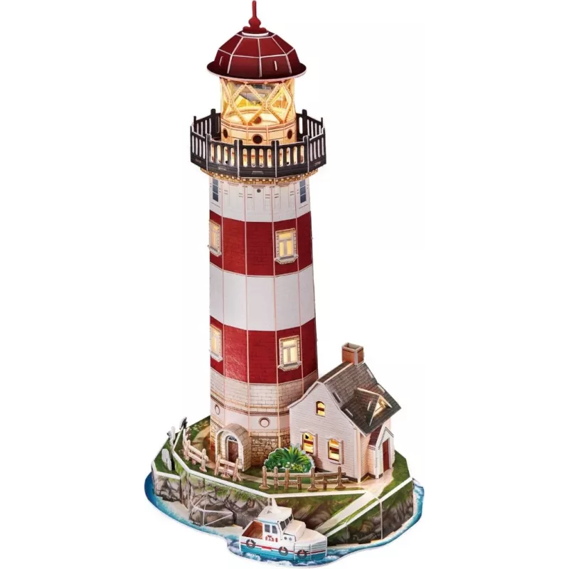 3D puzzle 72 dielov lampáše nočná verzia