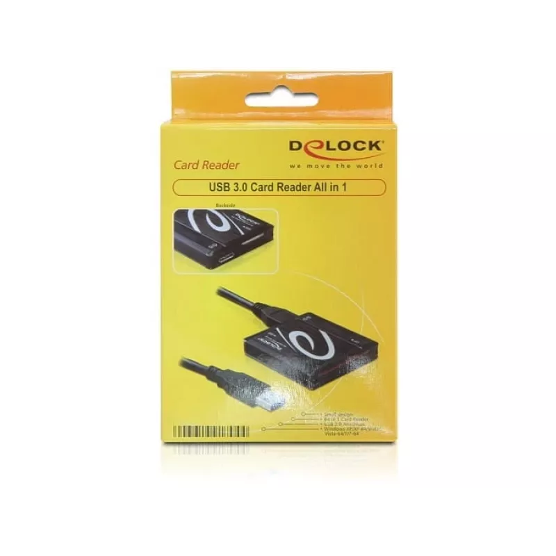 Čítačka kariet DeLOCK USB 3.0 All in 1 91704