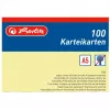 Kartotékový lístok Herlitz 1150515 žltý 1 ks