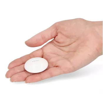 Teplotný senzor Fibaro FGBRS-001 voľne stojaci bezdrôtový — interiér, 2400 MHz, CR2032, presnosť ±0,5°C