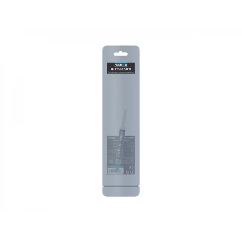 Teplovodivá pasta NATEC Husky NPT-1324, tepelná vodivosť 4,63 W/m·K, objem 2 ml, hustota 2,5 g/cm³