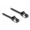 Sieťový kábel DeLOCK RJ45 kábel konektor samec na konektor samec Cat.8.1 0,25 m čierny