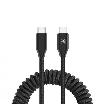 USB-C kábel Tellur TLL155751 PD 60W 1,8 m čierny