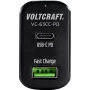 VOLTCRAFT VC-63CC-PD auto USB nabíjačka výstupný prúd (max.) 3 A 2 x USB, USB-C™ konektor samica USB Power Delivery (USB-PD) (VC-63CC-PD)