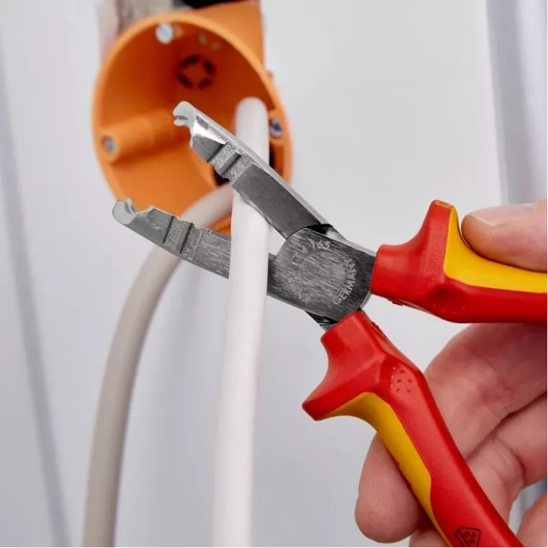 Knipex 13 46 165 odizolovacie kliešte červená, žltá