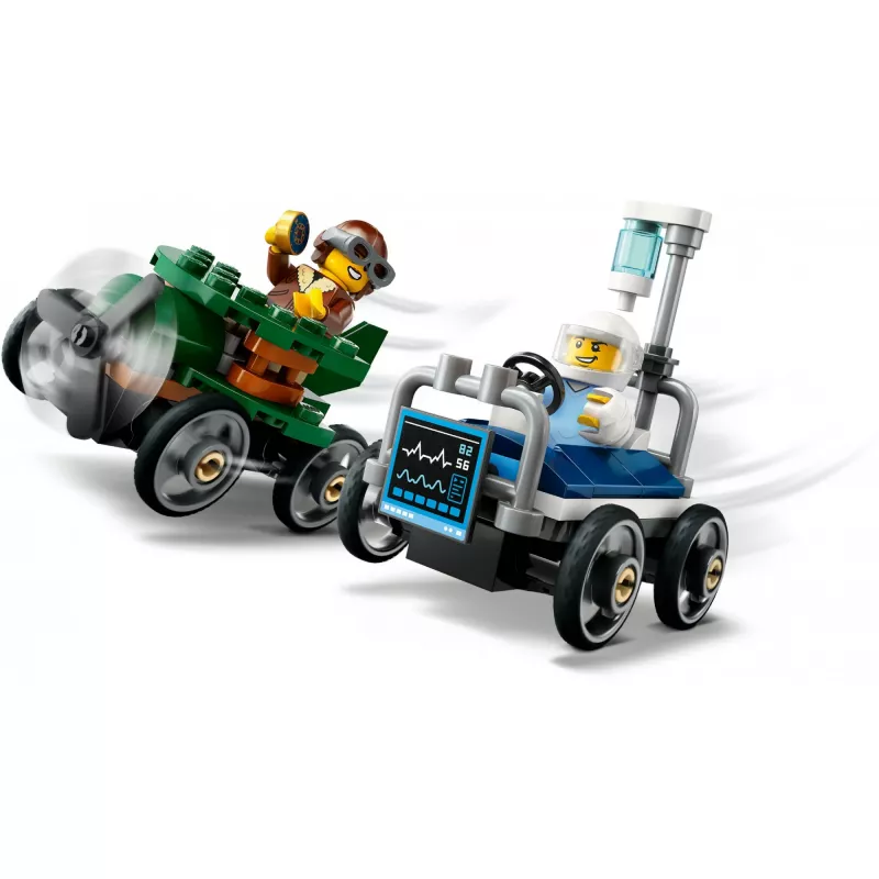 LEGO CITY 60459 Lietadlo vs. nemocničná posteľ