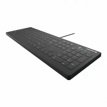CHERRY AK-C8112 Medical USB QWERTZ nemecká čierna biela full-size klávesnica
