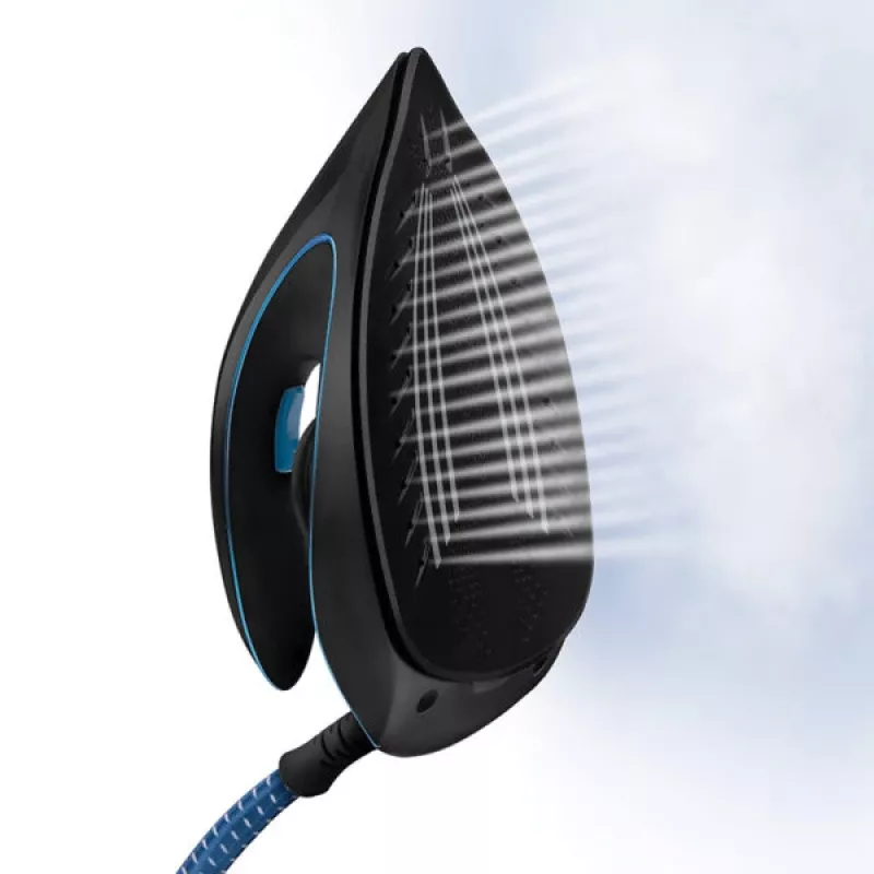 Žehlička Zelmer Aqua Steam ZIS5400 čierno-modrá