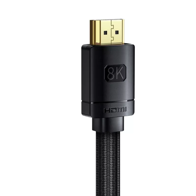 Baseus High Definition Series HDMI 2.1 kábel, 8K 60Hz, 3D, HDR, 48Gbps, 2 m (čierny)