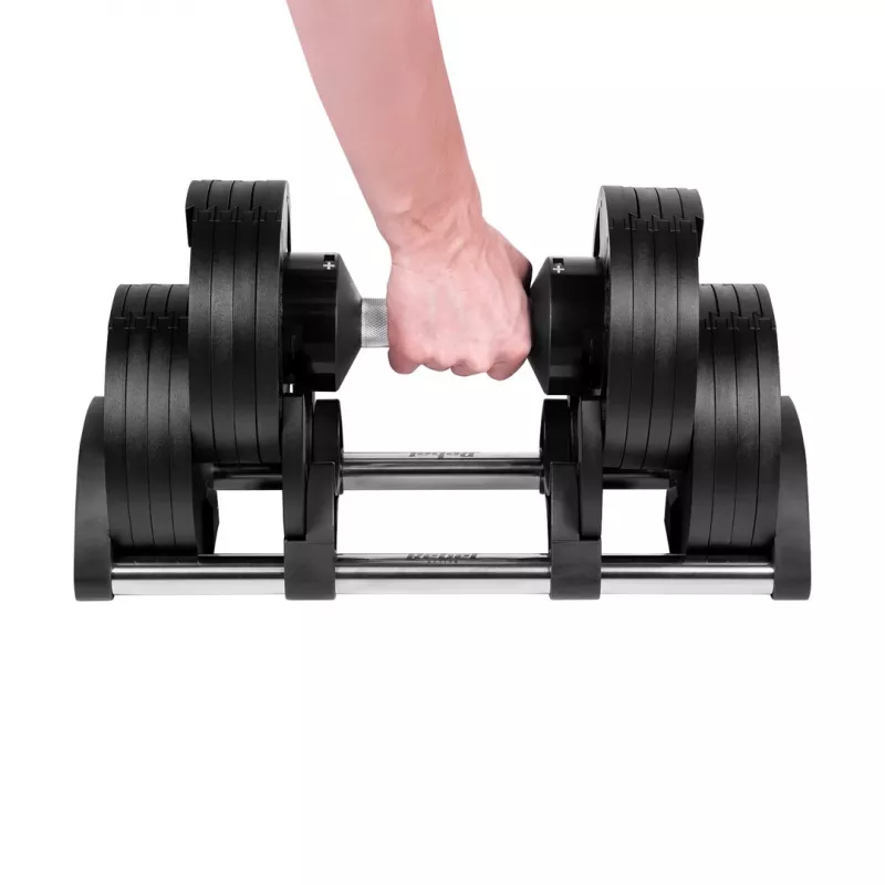 Nastaviteľná liatinová jednoručka Rebel Active 36 kg, automatické 2-kg kroky
