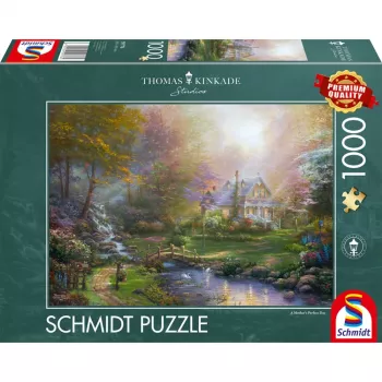 1000-dielikové puzzle Schmidt Spiele Thomas Kinkade Studios „The Perfect Mother's Day“ – 1000 dielikov