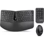Perixx PERIDUO-606A klávesnica a myš vrátane RF Wireless nemecká čierna (PERIDUO-606A DE)