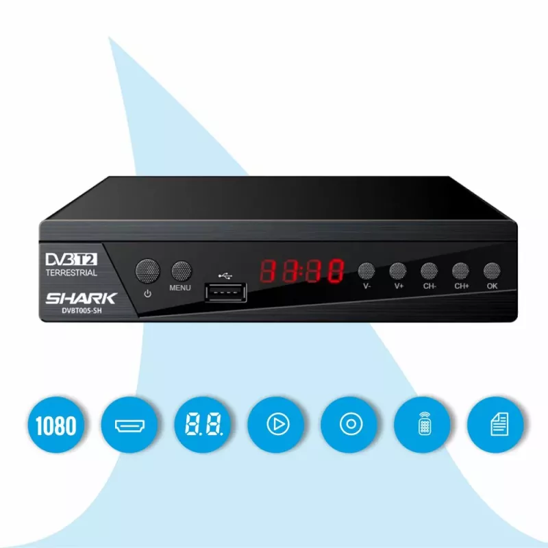 Digitálny TV tuner MANTA DVBT005-SH DVB-T/T2 podpora HEVC