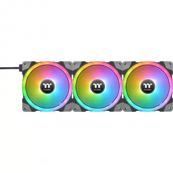 Thermaltake SWAFAN EX12 ARGB 120mm Reverse Blade balenie 3 ks - čierny