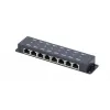 Extralink 8-port PoE injektor, 8x 100 Mb/s RJ45