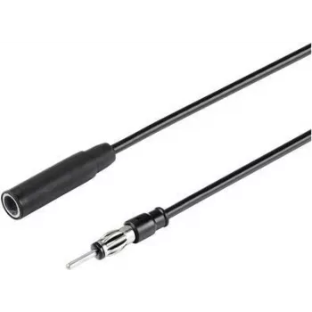 Renkforce 1 m predlžovací kábel k autoanténe jack 3,5 mm konektor samec čierny RF-5087926 (RF-5087926)